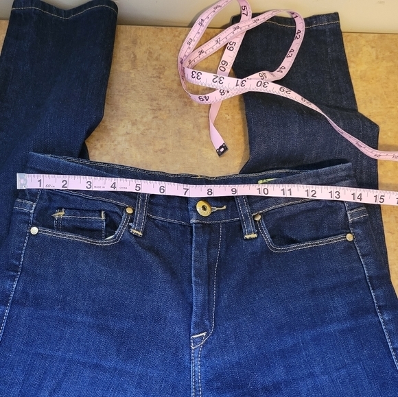 Ladies Women’s like NEW Blank NYC Dark Denim Stretch Hi Rise Jean Size 28 - Picture 9 of 12